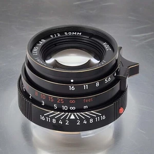Light lens lab Lense Elcan 50mm F2 Brass Black For Leica M M6 M10 M240Rangefinde - Picture 1 of 15