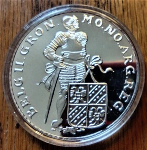 Países Bajos 1994 prueba plata Restrike después de 1683 Groningen Ducat - Imagen 1 de 2