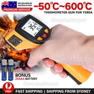Non-contact Digital Laser Infrared Thermometer LCD IR Temp Meter Temperature Gun - Picture 1 of 10