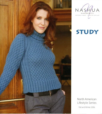 Study - Nashua Handknits Knitting Pattern Book North American Lifestyle F/W 2006 - Image 1 of 4