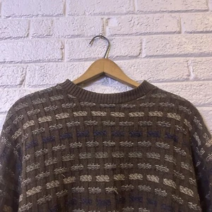 Marconi 3D Textured Knit Sweater Mens XL Multicolor Acrylic Wool Made in Italy - Picture 1 of 3