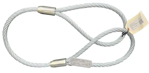 Mid-State Industrial 2 Ton 1/2" 3' IPS Wire Rope Sling - Picture 1 of 8