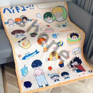 ¡¡Haikyuu!! Capa de franela de anime Cospaly mantisa capa manta dibujos animados regalo - Imagen 1 de 8