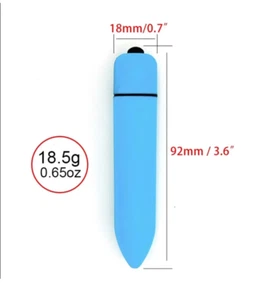 Mini Bullet Vibrator 10 Speed Waterproof Massager AU STOCK - Picture 1 of 11