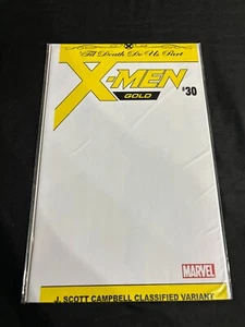 X-Men Gold #30 Marvel Comics 2018 J. Scott Campbell Classified Sealed Variant - Picture 1 of 1