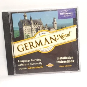 Transparent Language - Learn German Now CD-ROM Learning Software Windows and Mac - Picture 1 of 5