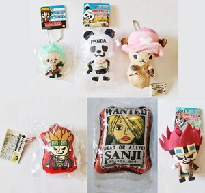 One Piece Collection Riemen Figur Schlüsselanhänger Plüsch Puppe Zoro Panda Chopper Japan - Bild 1 von 12