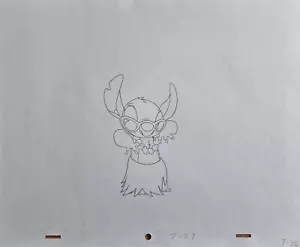 Walt Disney TV Animation Art Cel Production Drawing Lilo & Stitch - Stitch #37 - Picture 1 of 1