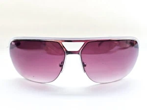 Guess Aviator Women's Sunglasses GF159-24B-65 White Metal Frames NEW Authentic - Picture 1 of 10