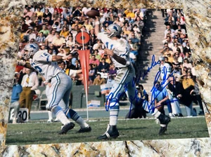 Greg Landry Autograph Signed 8x10 Photo Detroit Lions Rare HTF Football NFL QB - Picture 1 of 2