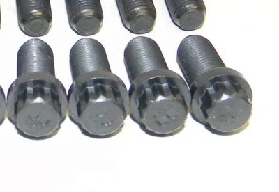 Honda Acura  B/D Series Civic Integra 12 Pt Black Oxide Gr 12.9 Header Bolts NEW - Image 1 of 3