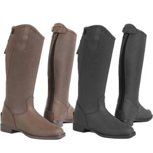 BOTAS TOGGI TUSCON PARA NIÑOS HECHAS A MANO CUERO PERFORADO PARA MONTAR A CABALLO YARDO TODAS LAS TALLAS - Imagen 1 de 3