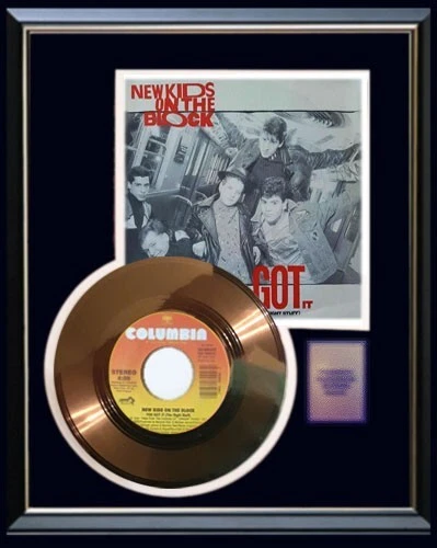 NEW KIDS ON THE BLOCK YOU GOT IT  GOLD RECORD 45 RPM NON RIAA AWARD RARE! Foto 1 de 1