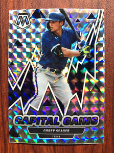 2022 Mosaic COREY SEAGER Capital Gains Mosaic Prizm #CG-4 Rangers