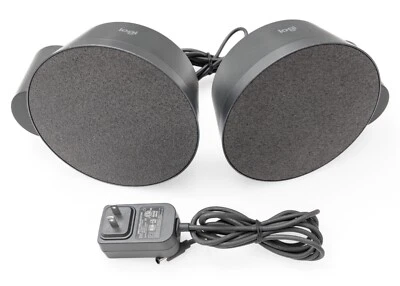 Logitech MX Sound 2.0 Bluetooth Speakers S-00167 Gray LOGI Aux Headphone - Image 1 of 4