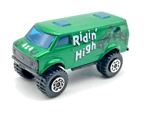 Matchbox MB44 Lesney DARK GREEN 1981 Chevy Van 4 x 4 Ridin' High Mint in PVC Box - Bild 1 von 6