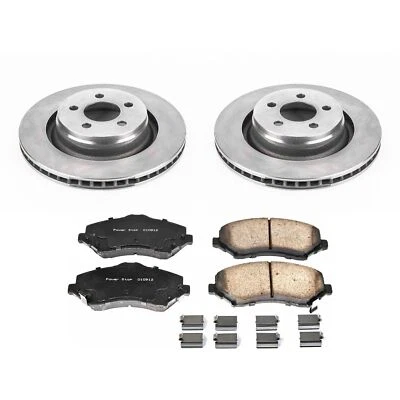 Kit de frenos de disco PowerStop - Delantero - Se adapta a Dodge Nitro 2009-2011, Jeep Liberty 2008 Foto 1 de 4