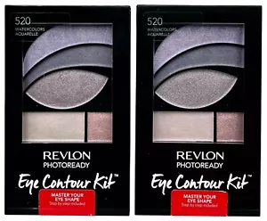 2 Pack Revlon PhotoReady Eye Contour Kit 520 Watercolors - Picture 1 of 4
