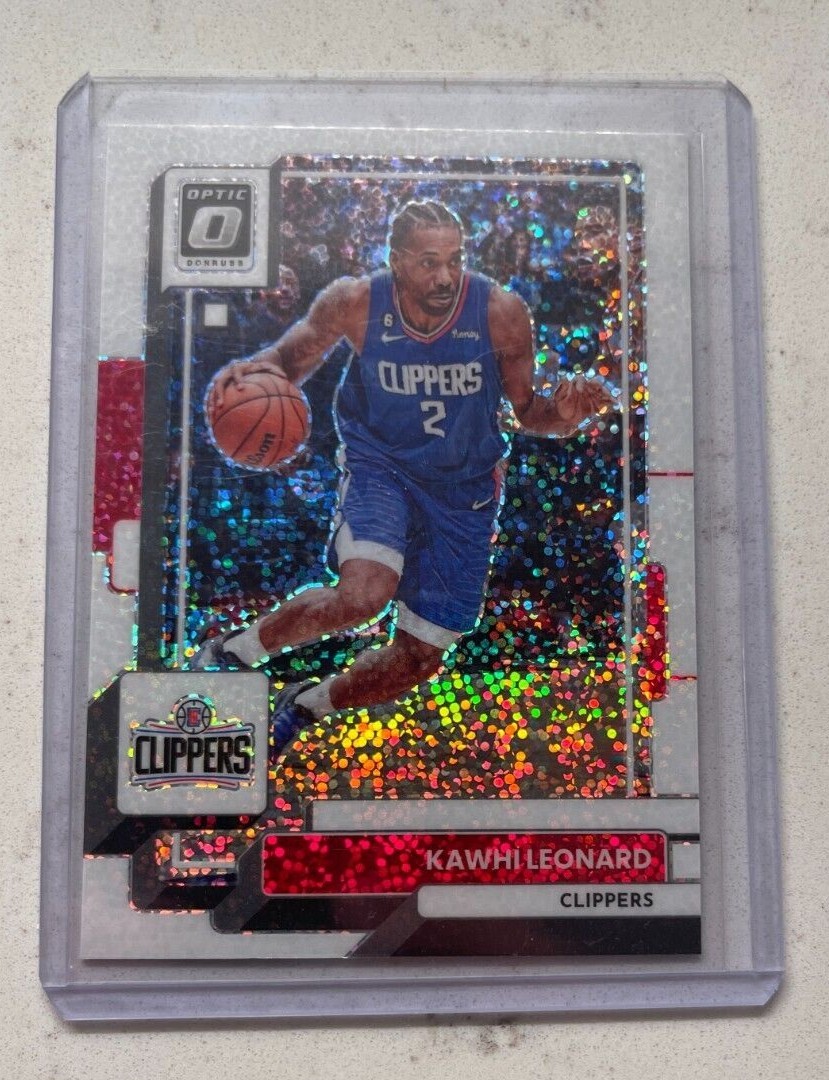 2022-23 Donruss Optic White Sparkle Prizm #118 Kawhi Leonard Clippers