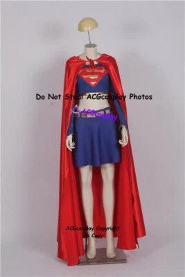 Disfraz de Supergirl Cosplay DC Supergirl Cosplay Disfraz con Capa Grande Acgcosplay Foto 1 de 4