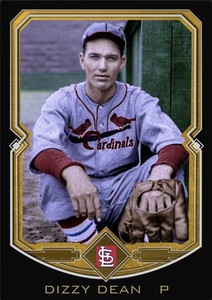 Custom Novelty Baseball Card Dizzy Dean St Louis Cardinals