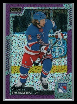 2020 O-Pee-Chee Platinum #147 Artemi Panarin VIOLET PIXELS /399 - Image 1 of 2