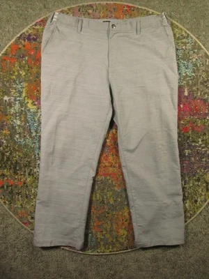 Pantalones de golf Adidas para hombre 40x30 grises sueltos rendimiento cintura elástica usados en excelente estado Foto 1 de 4