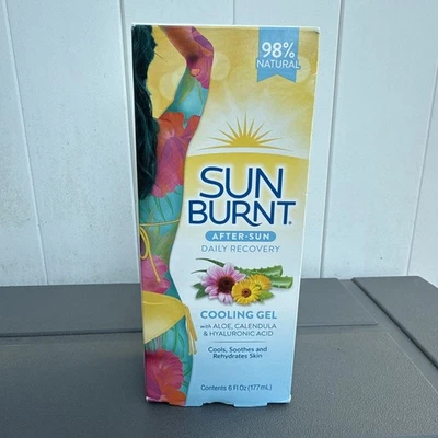 Sun Burnt Advanced Sun Recovery After-Sun Gel  6 oz. Exp. 2/28 New In Box Aloe - Image 1 of 4