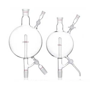 ​Unidad de tratamiento con solvente de vidrio de 100 ml - 2000 ml con suministros estándar de laboratorio de articulaciones - Imagen 1 de 9