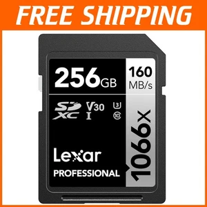 Durable 256GB SDXC Card with 160MB/s Read Speed for Professional Photography - Picture 1 of 9