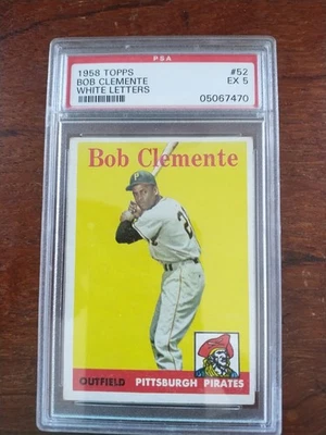 1958 Topps #52Roberto Clemente! PSA 5! - Image 1 of 2