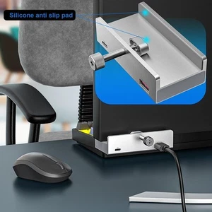 Für Mehrere Geräte Hochgeschwindigkeits-USB-Hub Schlanke Silberne Farbe - Bild 1 von 9