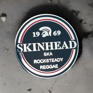 Skinhead Pin Badge, Dr Martens, Trojan, Ska, Jamaican Reggae, Blue Beat, Symarip - Imagen 1 de 11