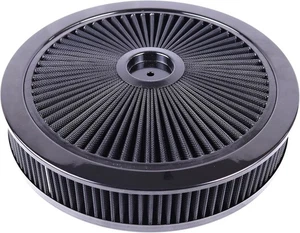 Kit de filtro de aire redondo de 14" x 3" compatible con GMC, Chevy, Ford y Chry - Imagen 1 de 6