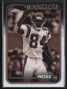 Randy Moss 2024 Topps Chrome #112 SEPIA REFRACTOR Minnesota Vikings - Picture 1 of 2
