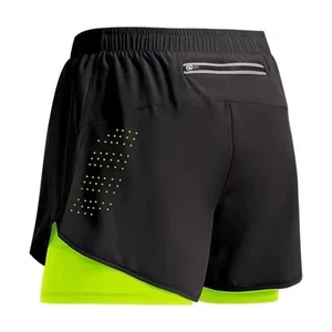 Men's Running Shorts Quick-drying Fitness ventilate Double Layer Shorts Men New - Bild 1 von 24