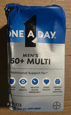One a Day HOMBRE 50+ MULTI Multivitamínico 65 Comprimidos CADUCIDAD: FEBRERO 2027 Foto 1 de 3
