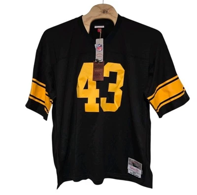 100% 正品 Troy Polamalu Mitchell & Ness 2008 钢人队球衣 56 3XL 码 — 第 1/4 张图片