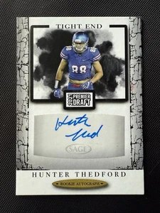2021 Sage Premier Draft - Autographs Hunter Thedford #A207 (AU, RC) - Bild 1 von 2
