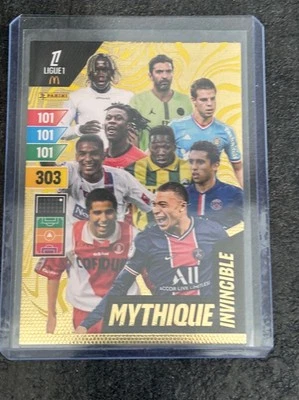 PANINI ADRENALYN XL LIGUE1 2025 CARTE MYTHIQUE INVINCIBLE  RARE - Photo 1/4