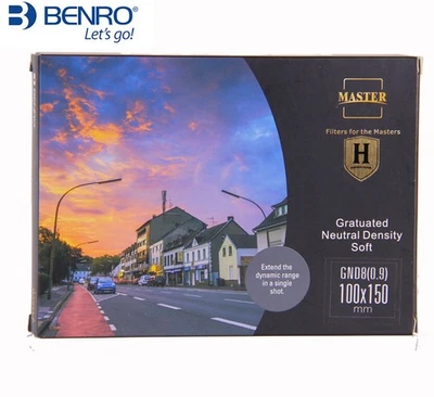 Benro MasterH 100mm*150mm SOFT GND4/GND8/GND16/GND32 HD Glass Square Filter - Image 1 of 4
