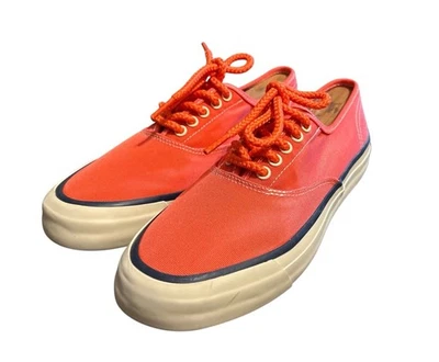 BEAMS x Sperry Topsider MIL CVO Nylon Canvas Deck Shoe Mens Size 6.5 SPM Orange - Image 1 of 4