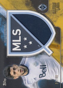 2015 Topps Apex MLS Crest Relics Gold #CJRML Matias Laba Jersey /50
