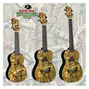 Mossy Oak Eddy Finn Acoustic Ukulele Soprano OR Tenor - Picture 1 of 1