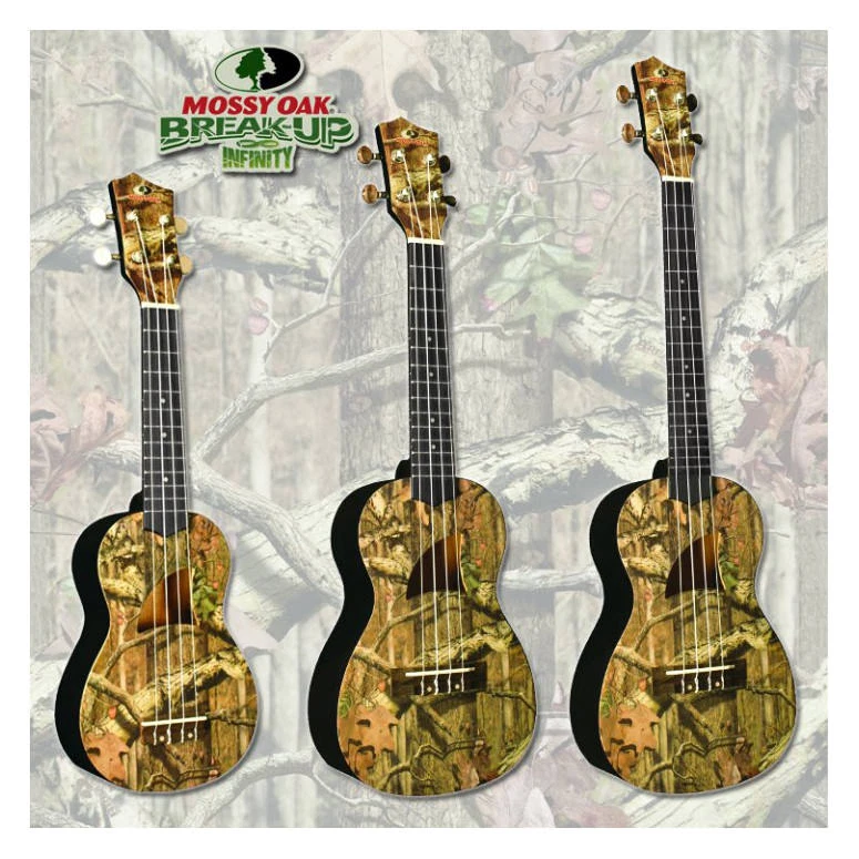 Mossy Oak Eddy Finn Acoustic Ukulele Soprano OR Tenor - Image 1 of 1