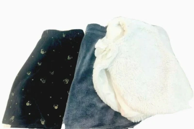 Chaleco de terciopelo y piel sintética Two Little Girls talla 5 Disney Carters Sonoma Foto 1 de 4