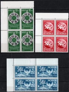 2033 Norway 1949, NK 380-82, MNH, Upu set, SC #299-301, MI 344-46. - Picture 1 of 1