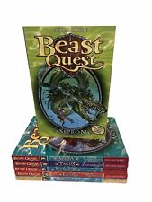 Beast Quest Books x 6 By Adam Book 2 3 4 5 6 7 Sepron PB with Collector Cards