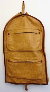 Vintage FS Original Gepäck Anzug Trägertasche Kunstleder baige hellbraun braun - Bild 1 von 10