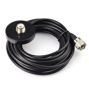 Magnetic Base 5m Cable for Dual Band VHF UHF 144/430MHz CB Mobile Radio Antenna - Picture 1 of 3